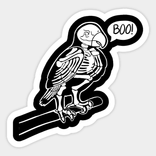 The Ghost Parrot Sticker